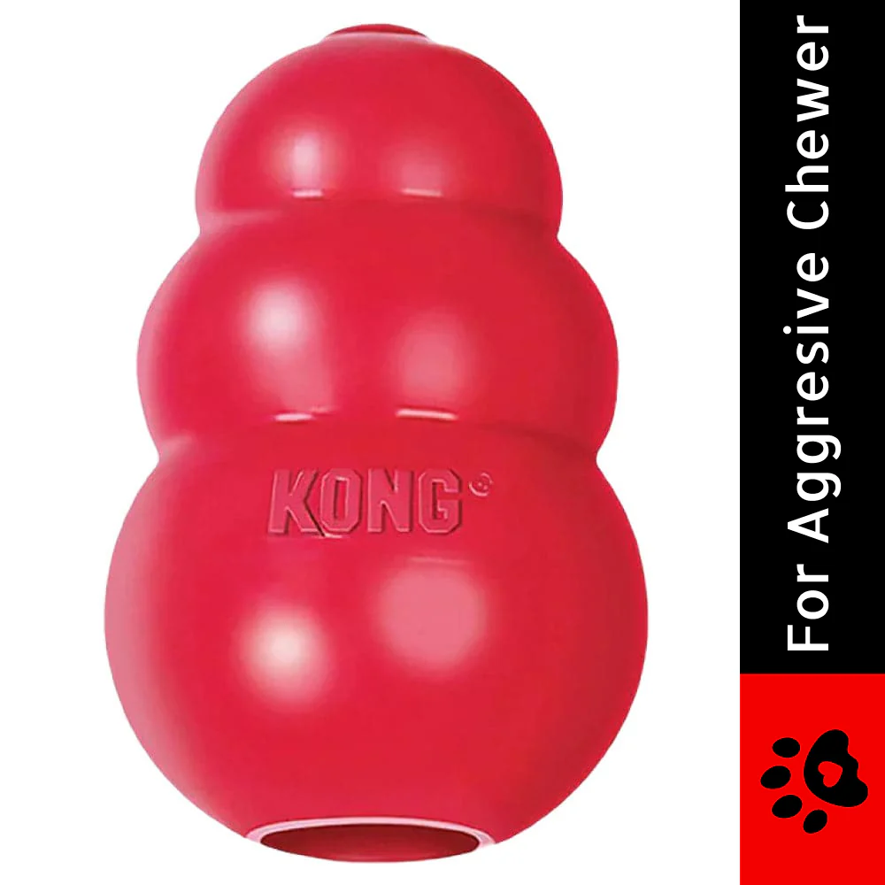 Kong Classic Toy for Dogs (Red) | For Average Chewers - Runbopad