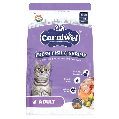 Carniwel Fresh Fish and Shrimp For Adult Cat Dry Food - Runbopad
