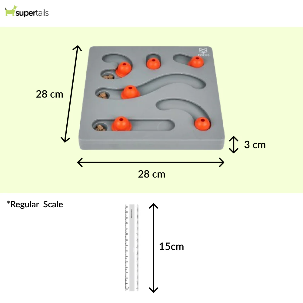 Barkbutler x Fofos Interactive Brain Game Puzzle Toy for Dogs - Runbopad