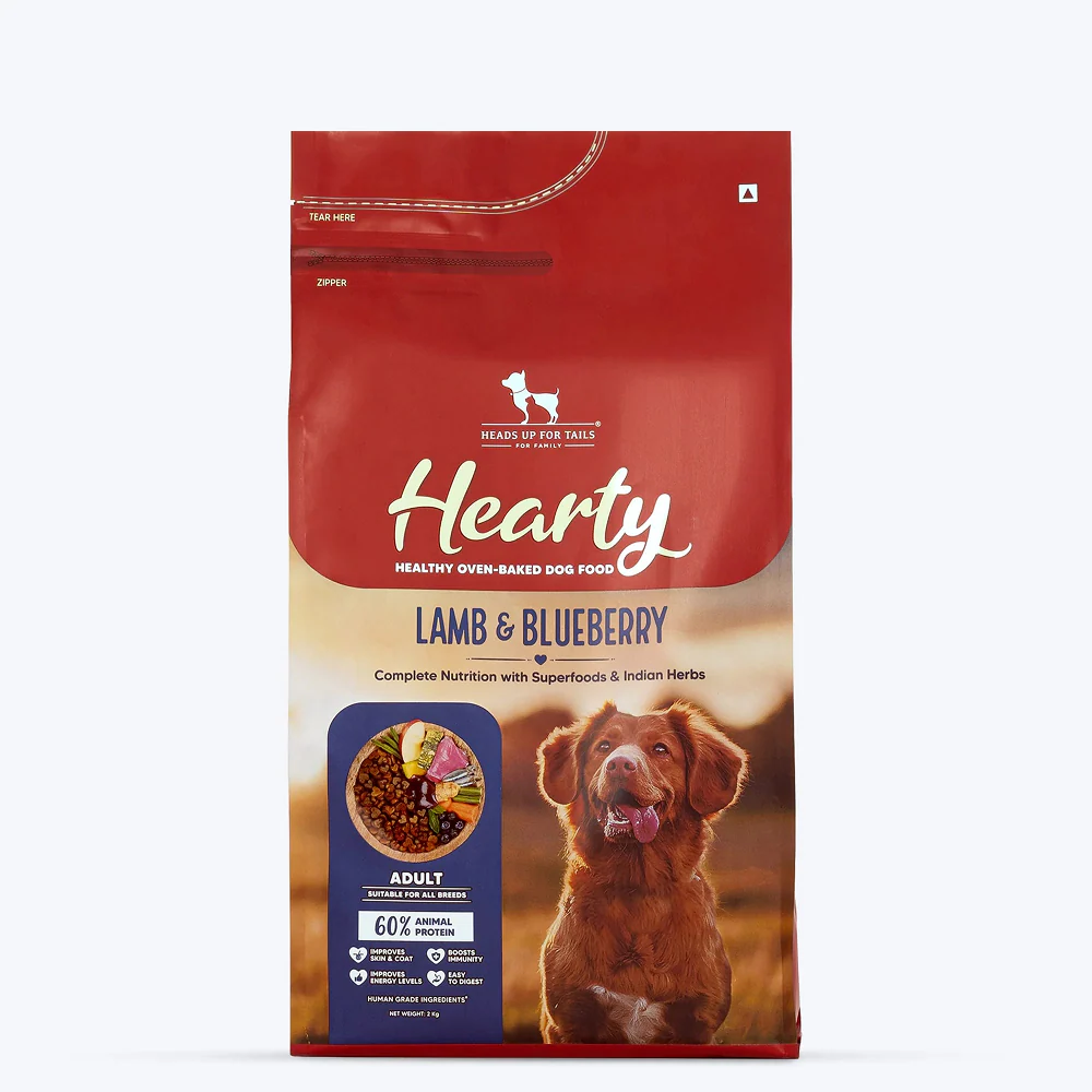 HUFT Hearty Oven Baked Lamb & Blueberry with Superfood Adult Dog Dry Food - Runbopad
