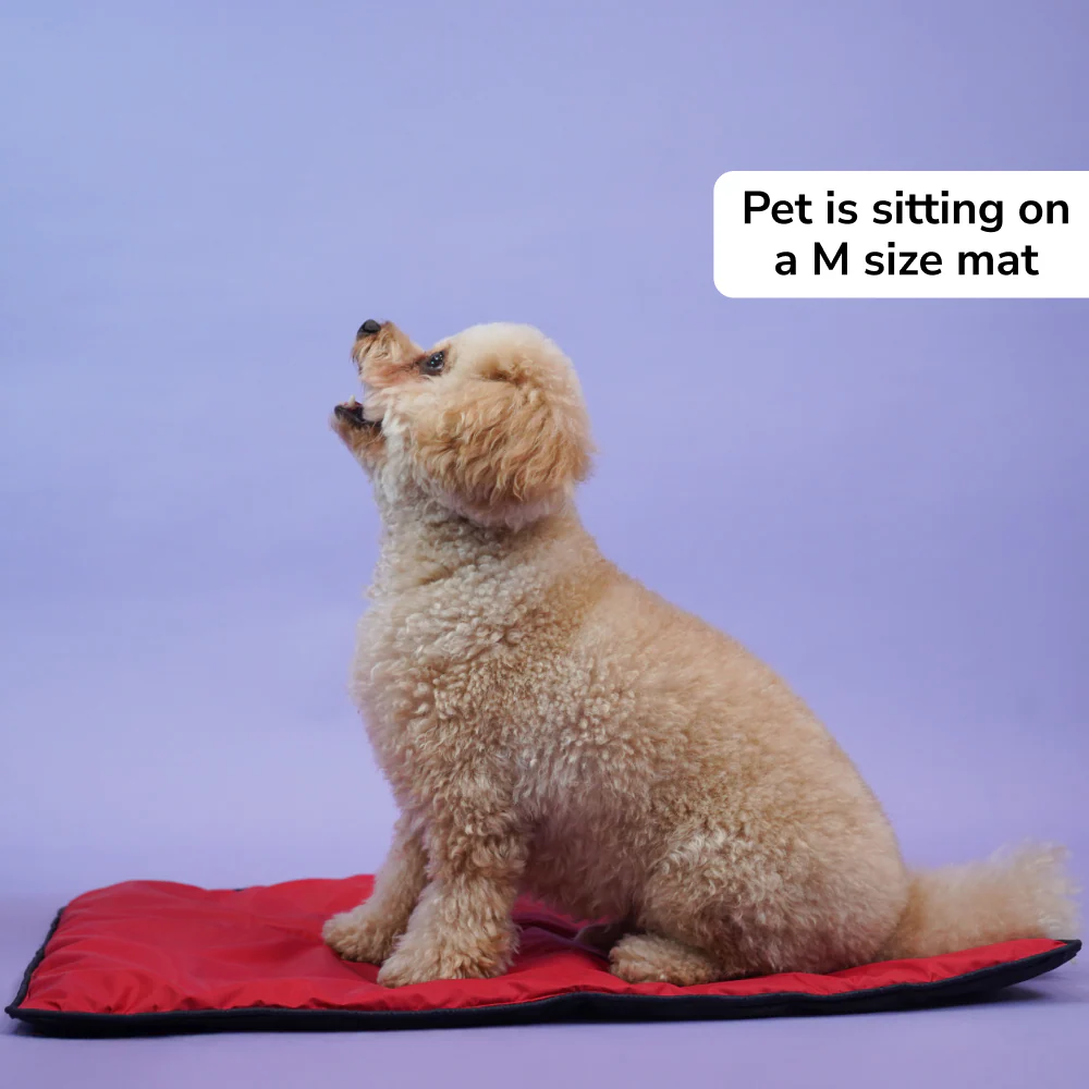 Skatrs Cooling Mat for Dogs (Red) - Runbopad