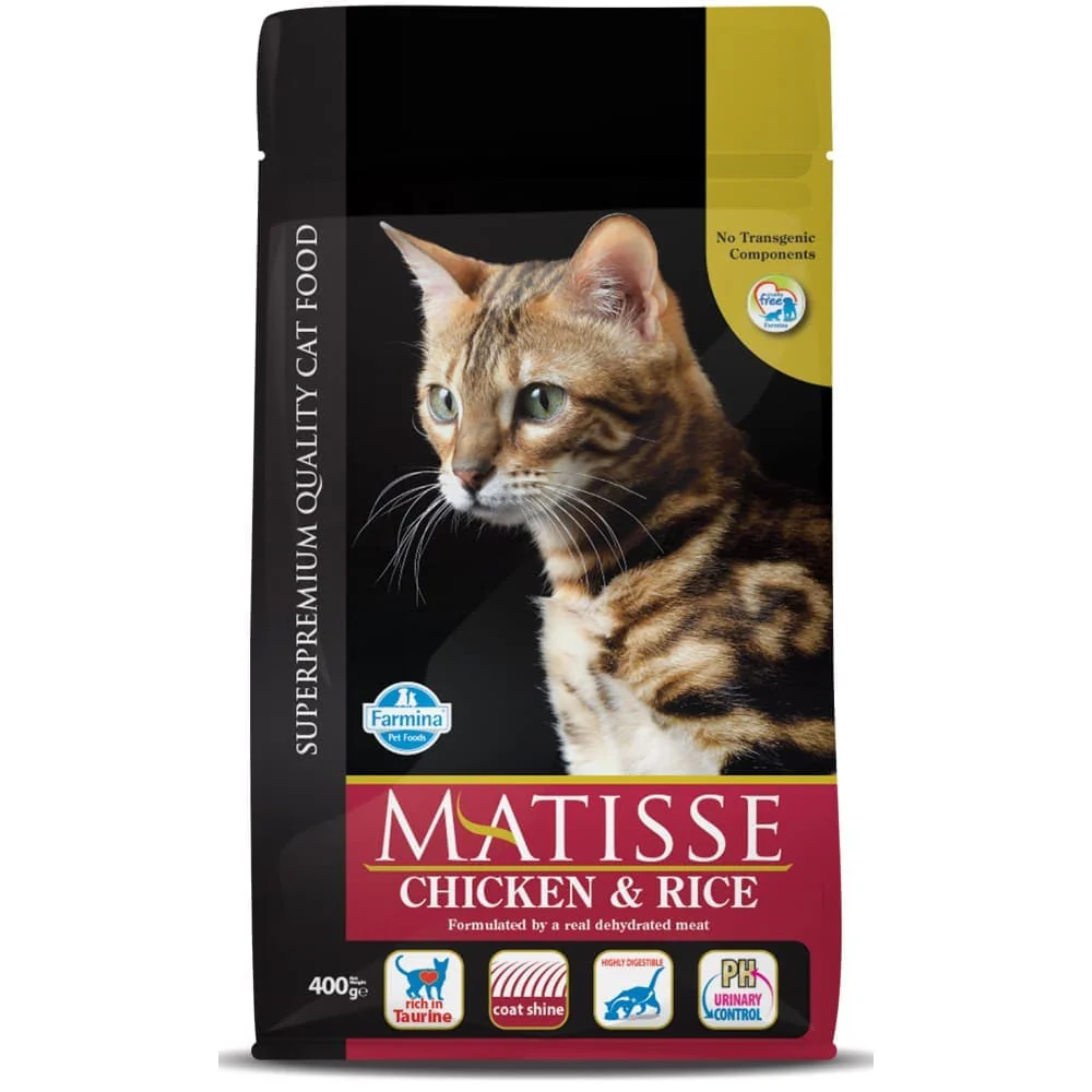 Farmina Matisse Chicken & Rice Adult Cat Dry Food - Runbopad