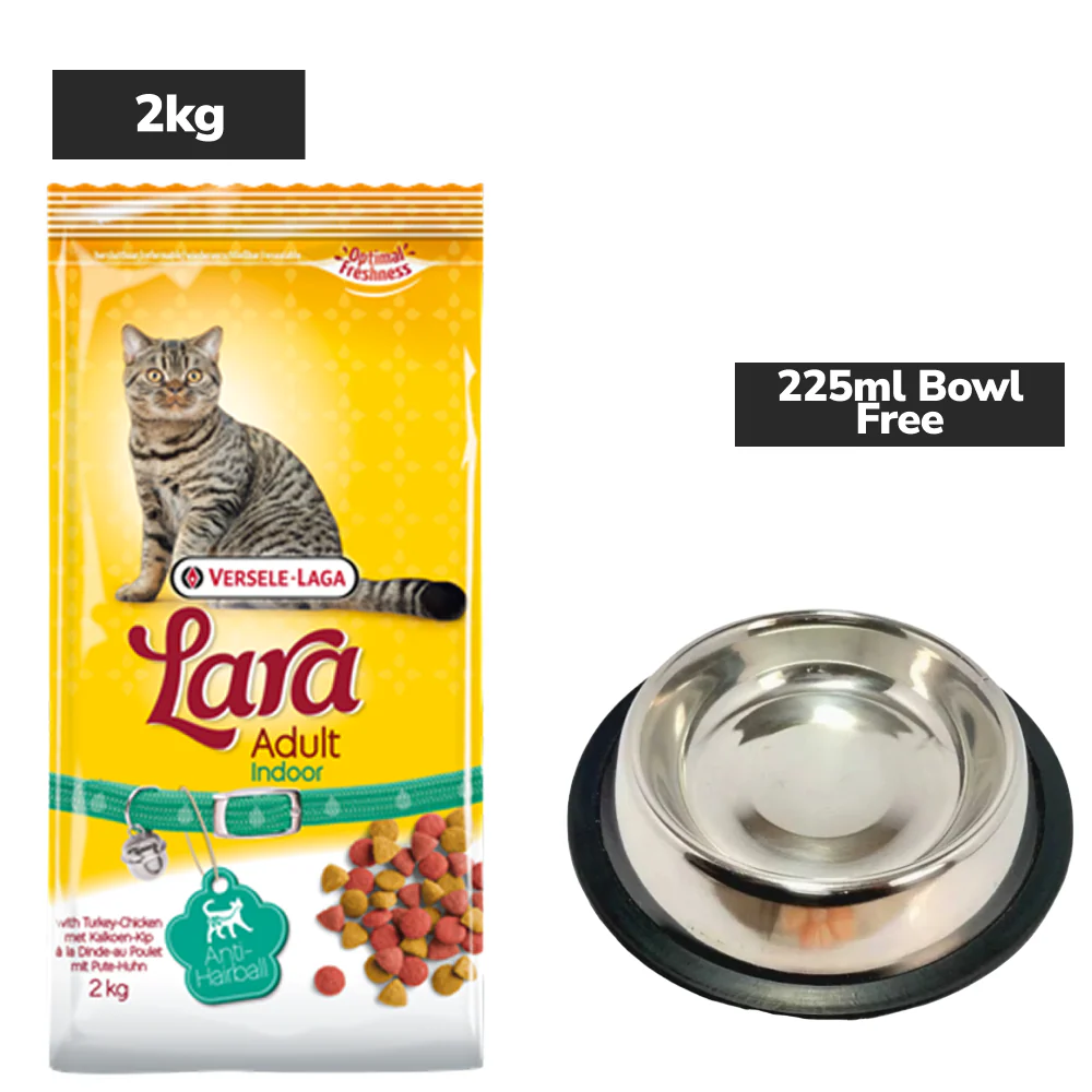 Versele Laga Lara Turkey and Chicken Indoor Adult Cat Dry Food - Runbopad