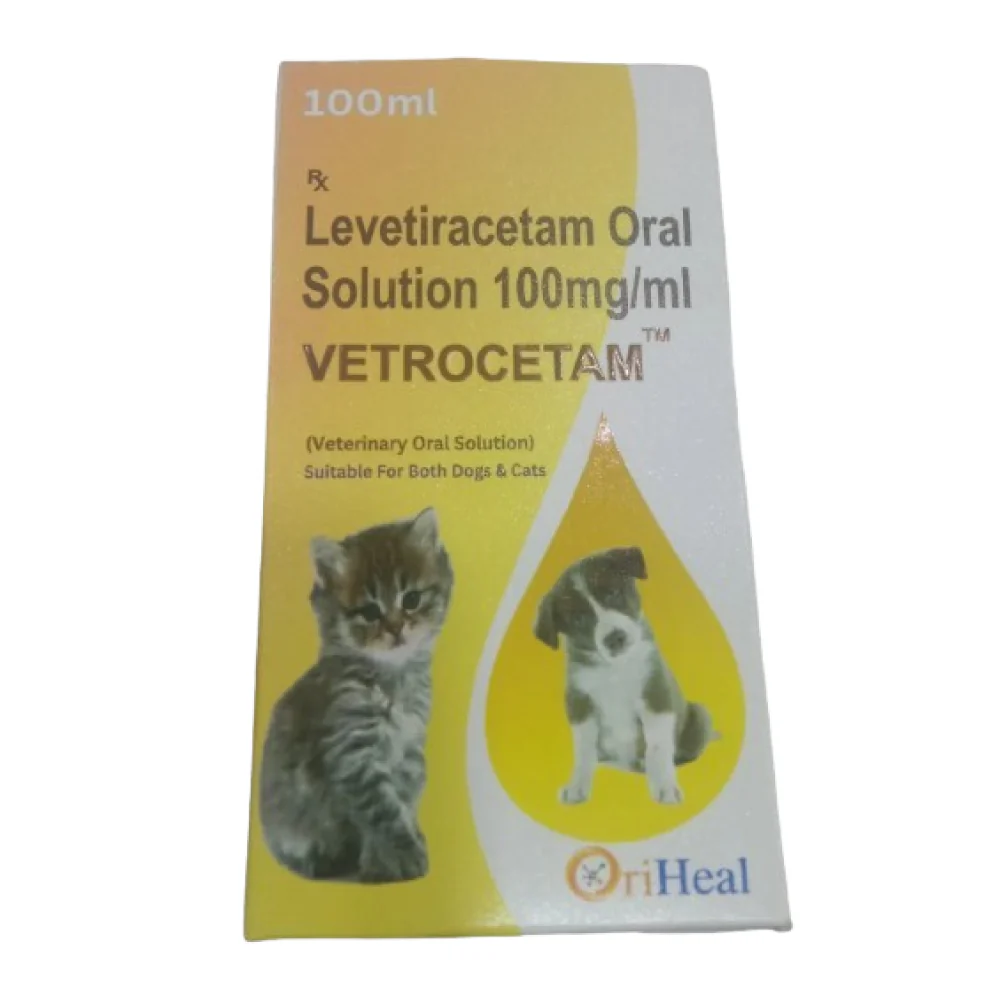 Oriheal Vetrocetam (Levetiracetam) Oral Solution 100ml for Dogs and Cats - Runbopad