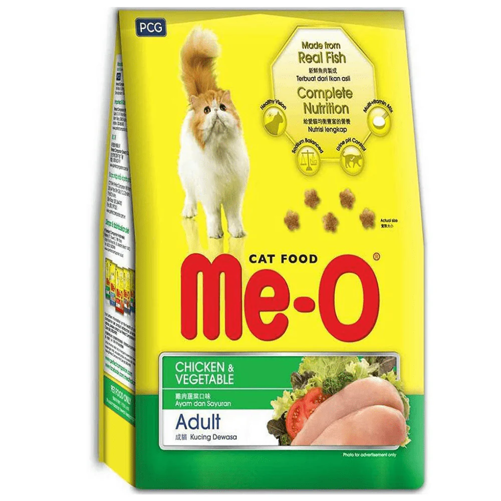 Me O Chicken and Vegetables Adult Cat Dry Food - Runbopad