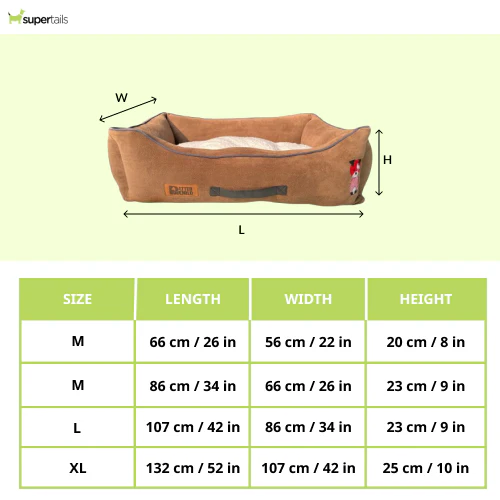 Petter World Ultra Luxury Micro Lounger Bed With Removable Sherpa for Dogs (Mocha Brown) - Runbopad