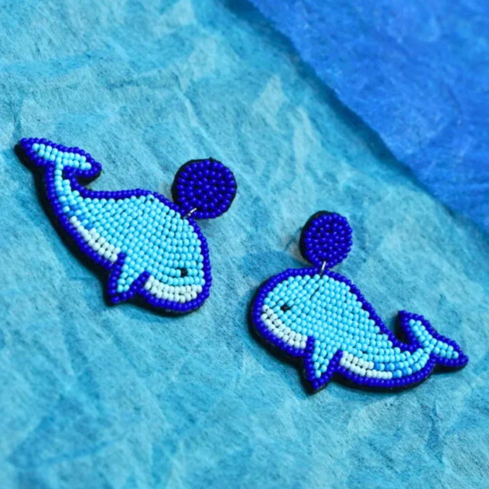 Jenni & Janki Handcrafted Alice Dolphin Earrings - Runbopad