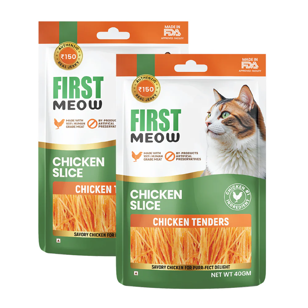 First Meow Chicken Slice Jerky Cat Treat - Runbopad