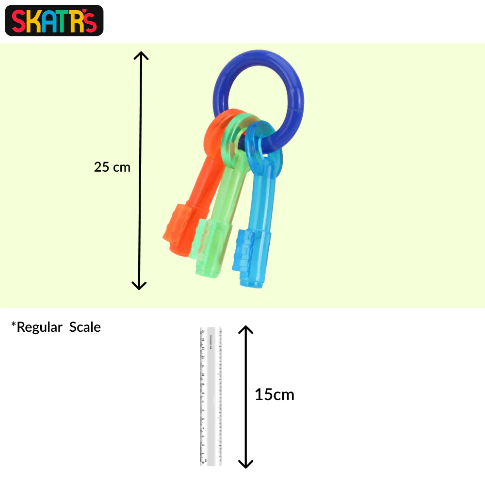 Skatrs Key Shaped Chew Teether Toy for Puppy and Dogs - Runbopad