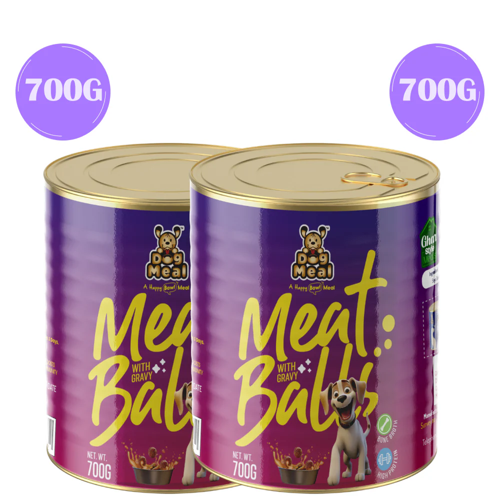 Dog Meal Meat Balls With Gravy Dog Wet Food - Runbopad