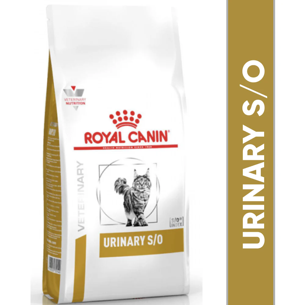 Royal Canin Veterinary Diet Urinary S/O Adult Cat Dry Food (1.5kg) and Neo Kumfurt Meo Uripet Intense Syrup (100ml) Combo - Runbopad