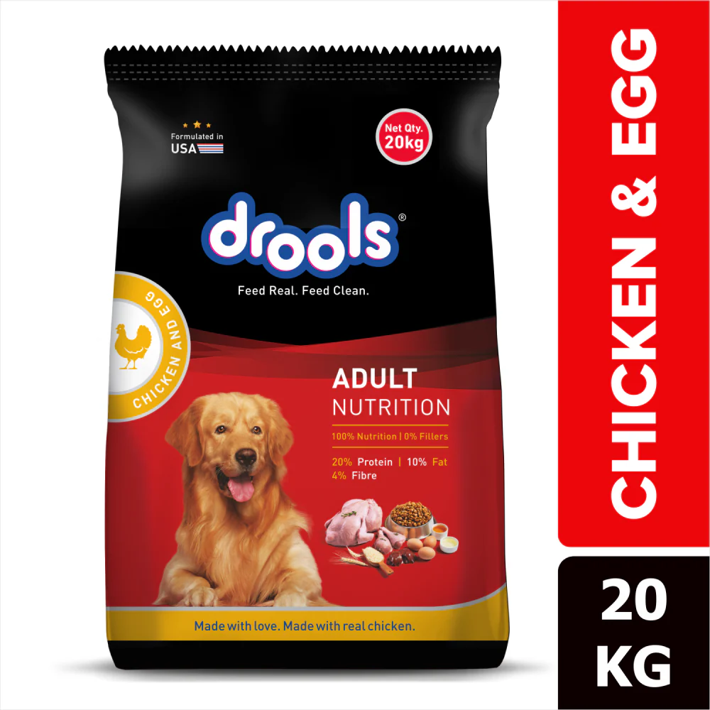 Drools Chicken and Egg Adult Dog Dry Food - Runbopad