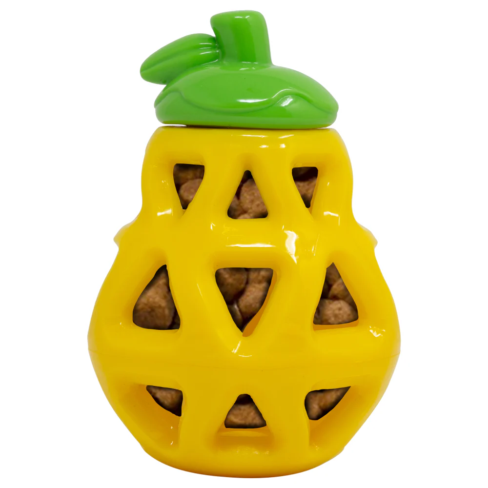 Barkbutler x Fofos Fruity Bites Treat Dispensing Pear for Dogs - Runbopad