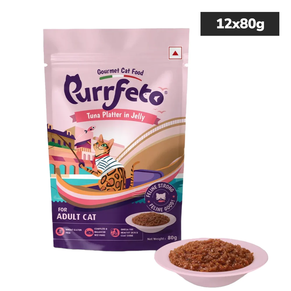 Purrfeto Tuna Recipe in Jelly Adult Cat Wet Food - Runbopad