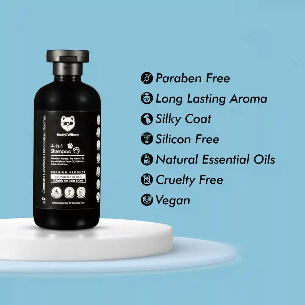 Hachi Wilson Premium 4 in 1 Shampoo for Dogs and Cats - Runbopad