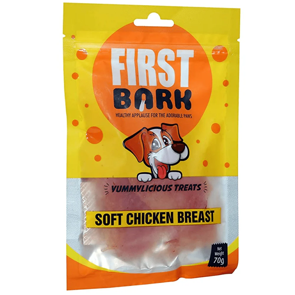 First Bark Soft Chicken Breast, Chip Chops Chicken Tenders Dog Treats Combo - Runbopad
