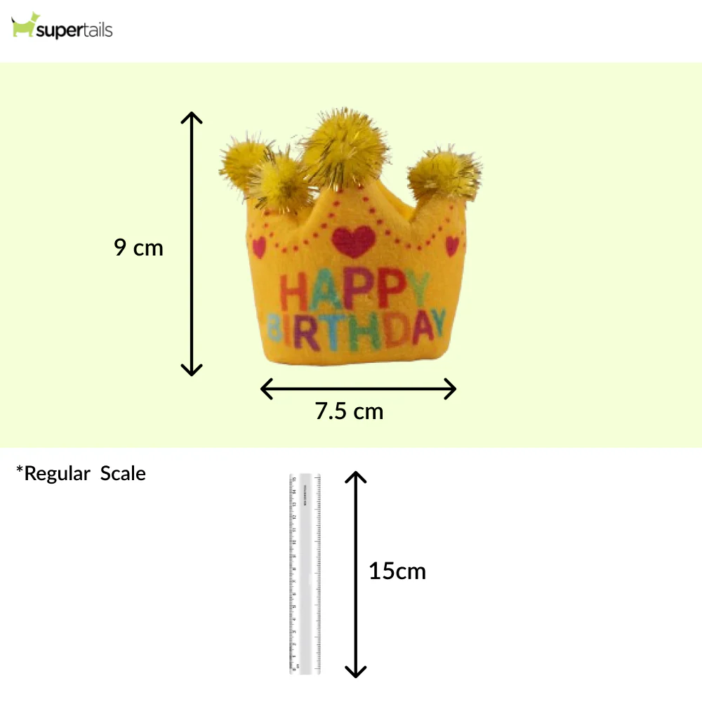 Barkbutler x Fofos Birthday Crown Catnip Toy for Cats - Runbopad