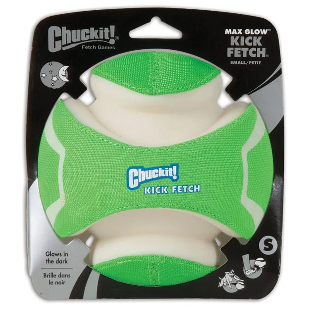 Chuckit! Kick Fetch Max Glow Toy for Dogs (Green) - Runbopad