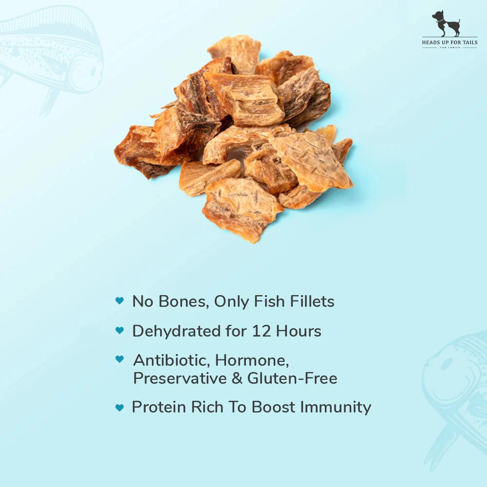 HUFT Sara's Doggie Mahi Mahi Fish Jerky Dog Treats - Runbopad