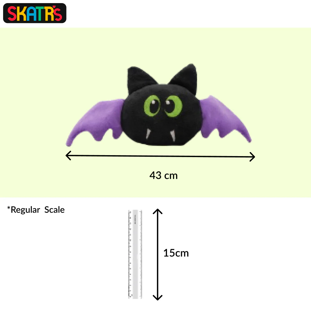Skatrs Fang tastic Bat Plush Toy for Dogs and Cats - Runbopad