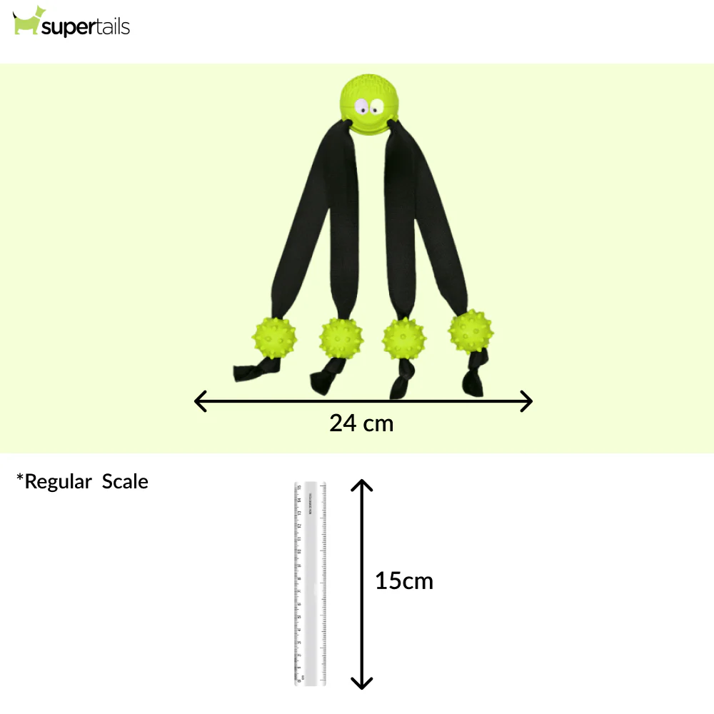 Trixie Ball on a Strap Toy for Dogs (Green) - Runbopad