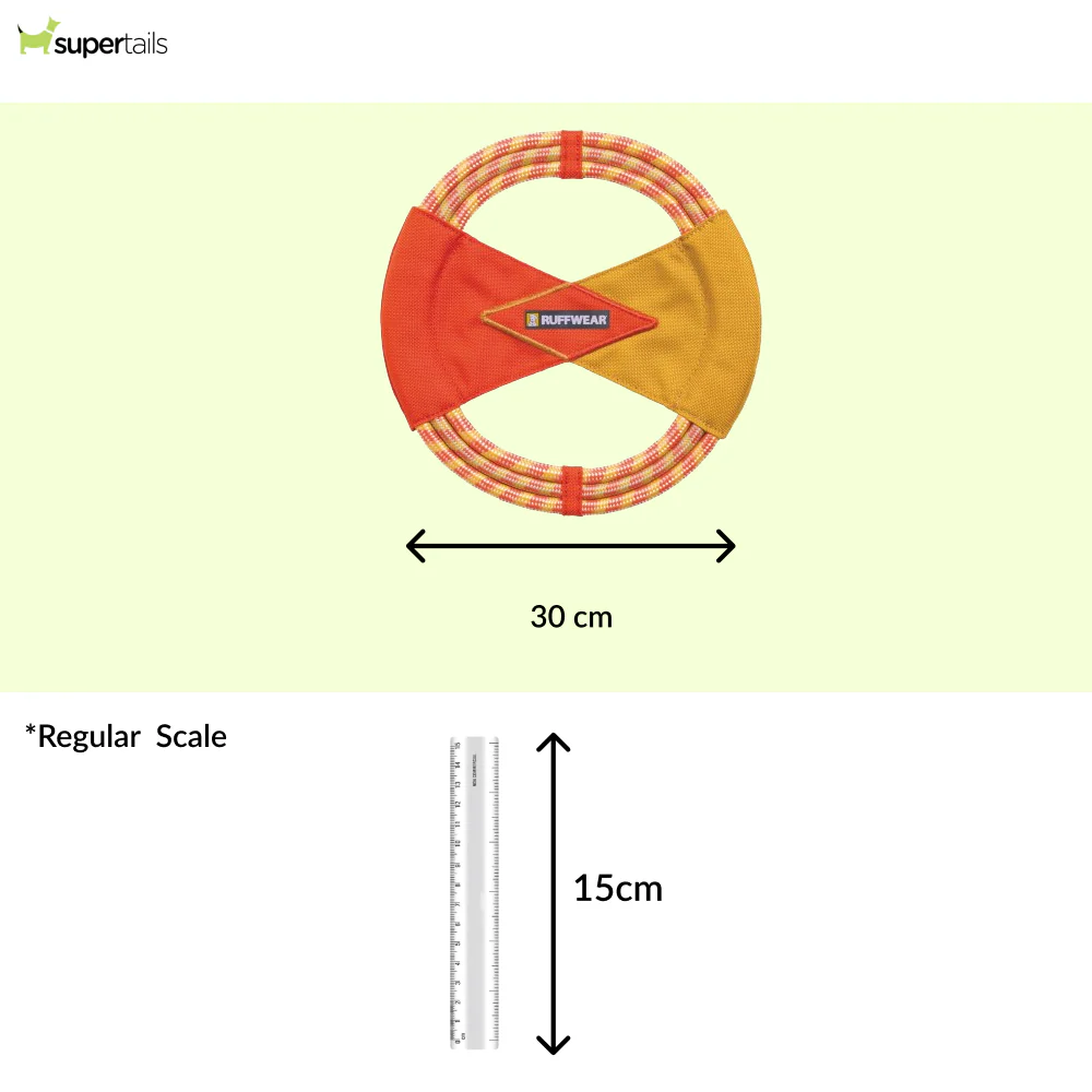Ruffwear Pacific Ring Toy for Dogs (Sockeye Red) - Runbopad