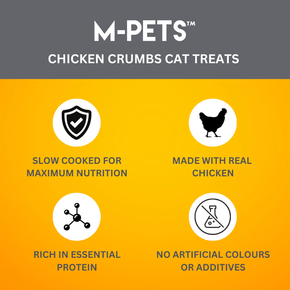 M PETS  Chicken Crumbs Treats for Cats - Runbopad