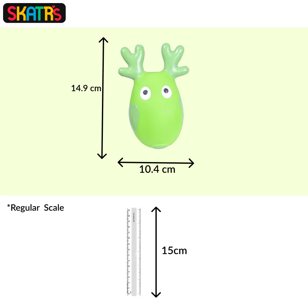 Skatrs Latex Squeaky Deer Toy for Dogs and Cats - Runbopad