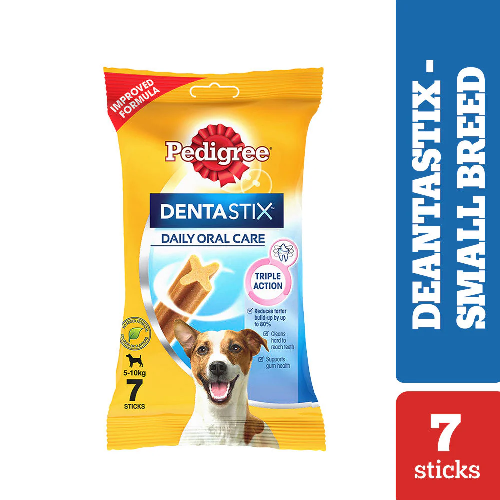 Pedigree Dentastix Oral Care for Adult (Small Breed of 5 to 10 kg) Dog Treats - Runbopad