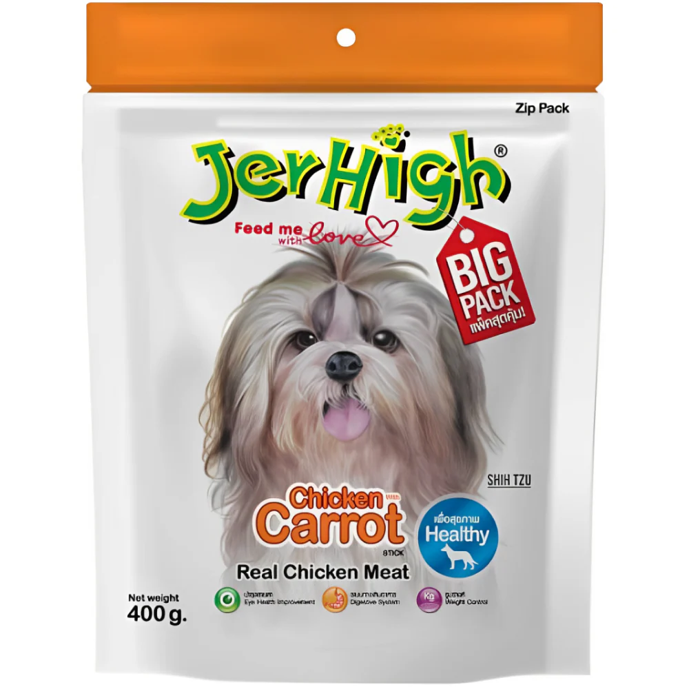 JerHigh Chicken Carrot Dog Treats - Runbopad
