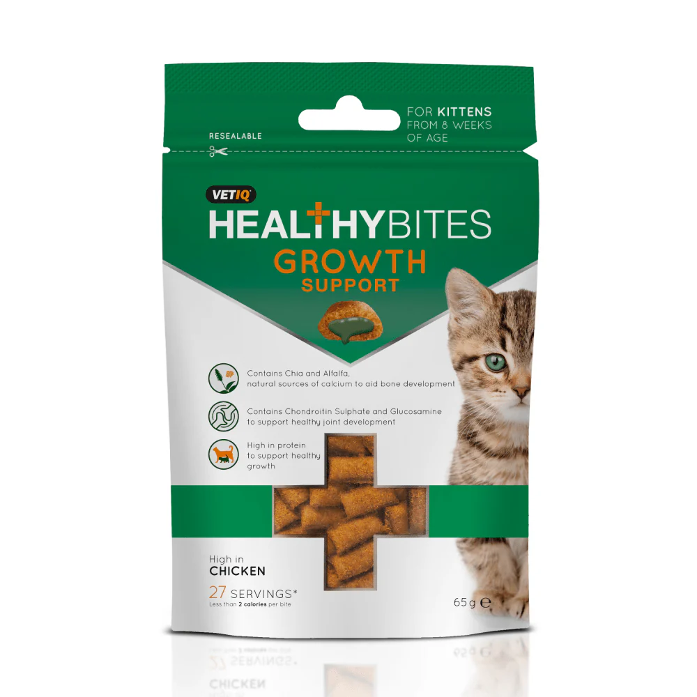Mark and Chappell Healthy Bites Growth Support Kitten Treats - Runbopad