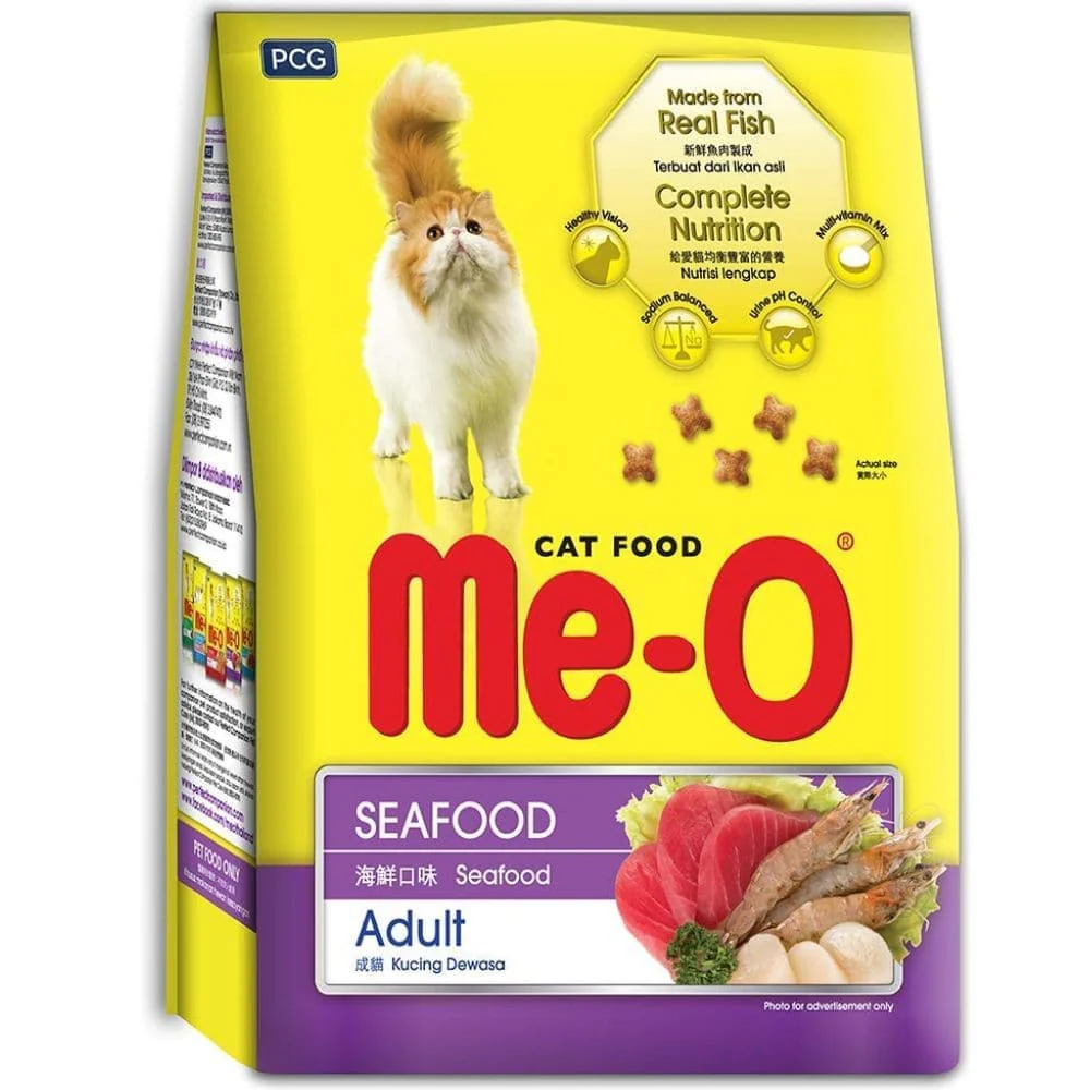 Me O Seafood Adult Cat Dry Food - Runbopad