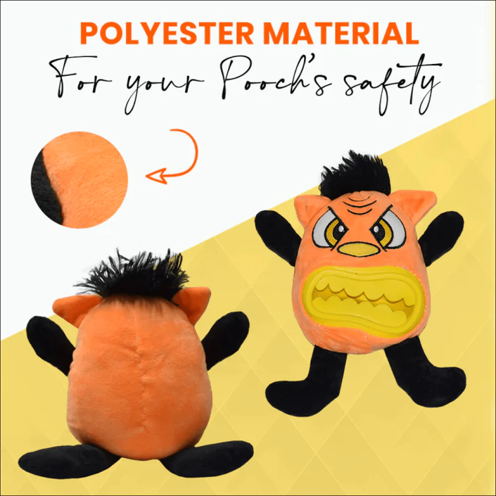 Basil Treat Monster Plush Toy for Dogs and Cats - Runbopad