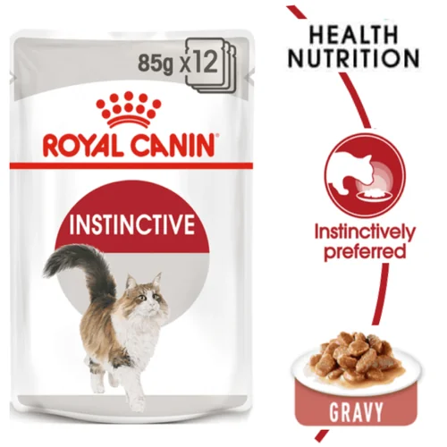 Royal Canin Instinctive and Sterilised/Neutered Gravy Adult Cat Wet Food Combo - Runbopad