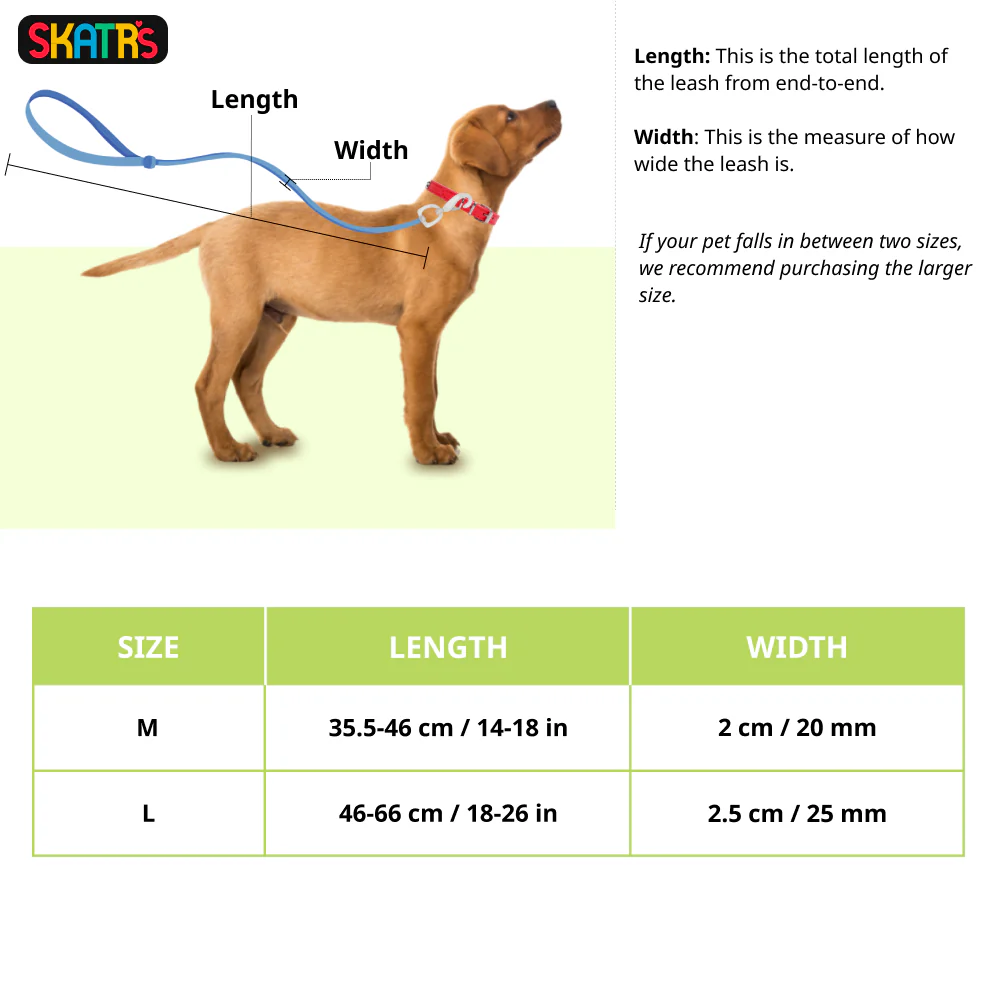 Skatrs Liquid Art Leash for Dogs and Cats - Runbopad