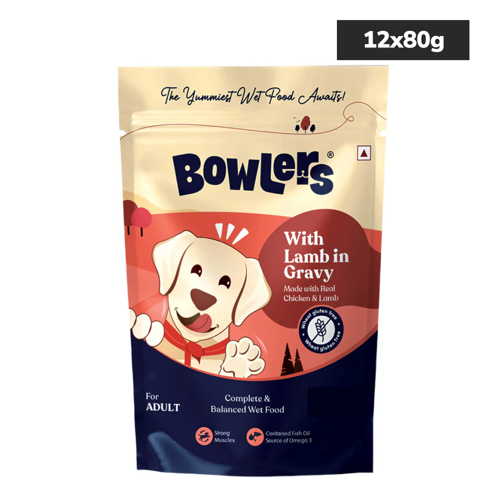 Bowlers Lamb in Gravy Adult Dog Wet Food - Runbopad