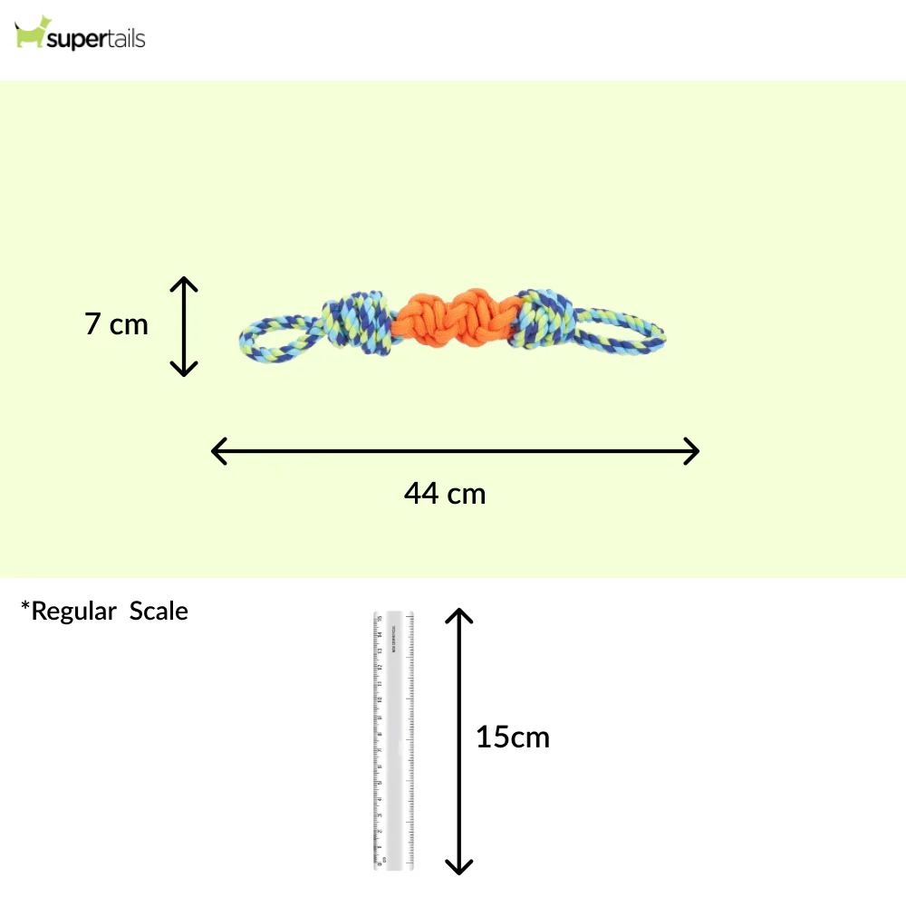 Barkbutler x Fofos Flossy Rope Toy for Dogs - Runbopad