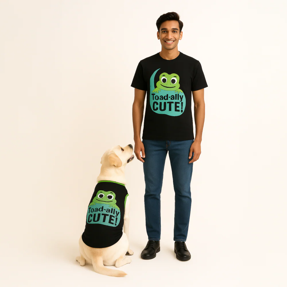 Skatrs Toadly Cute Cotton T shirt for Dogs and Cats - Runbopad