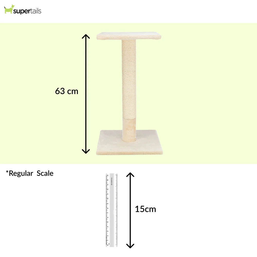 Trixie Baena scratching post for Cats (Beige) - Runbopad