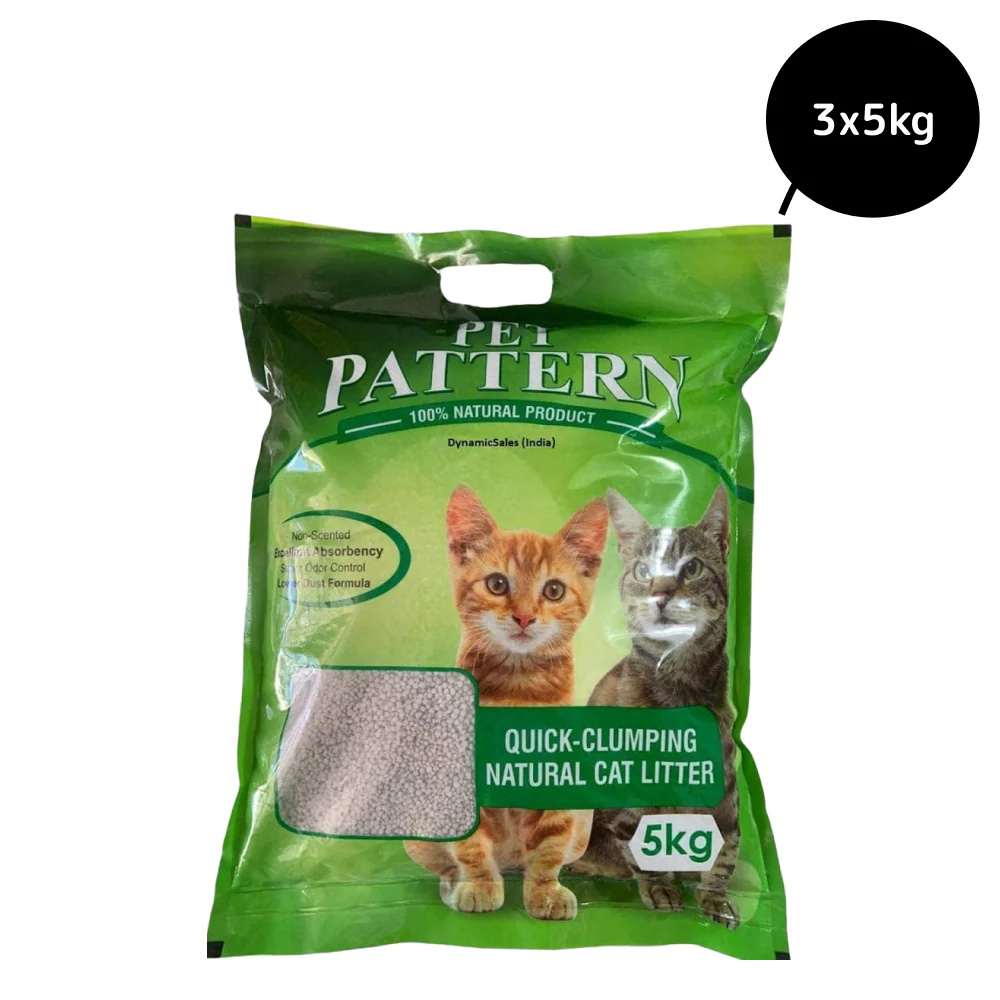 Pet Pattern Natural Clay Quick Clumping Cat Litter - Runbopad