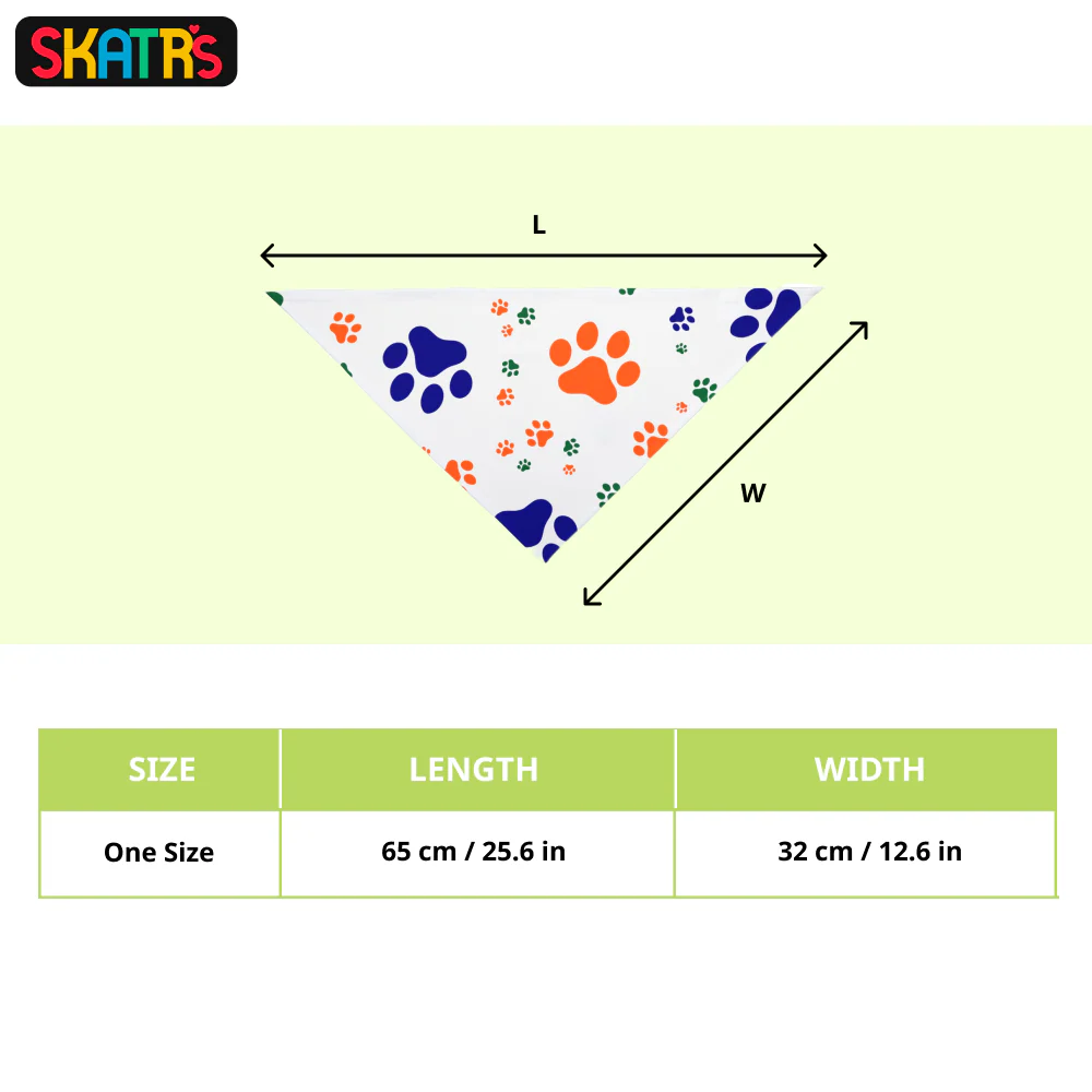 Skatrs IndiePaw Bandana for Dogs and Cats - Runbopad