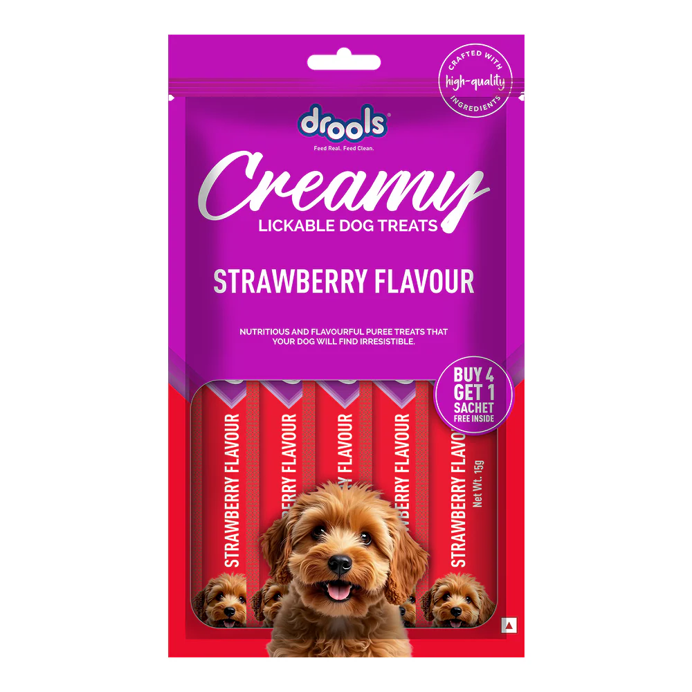 Drools Strawberry Creamy Dog Treats - Runbopad