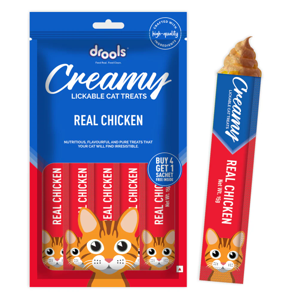 Drools Real Chicken Creamy Cat Treats - Runbopad