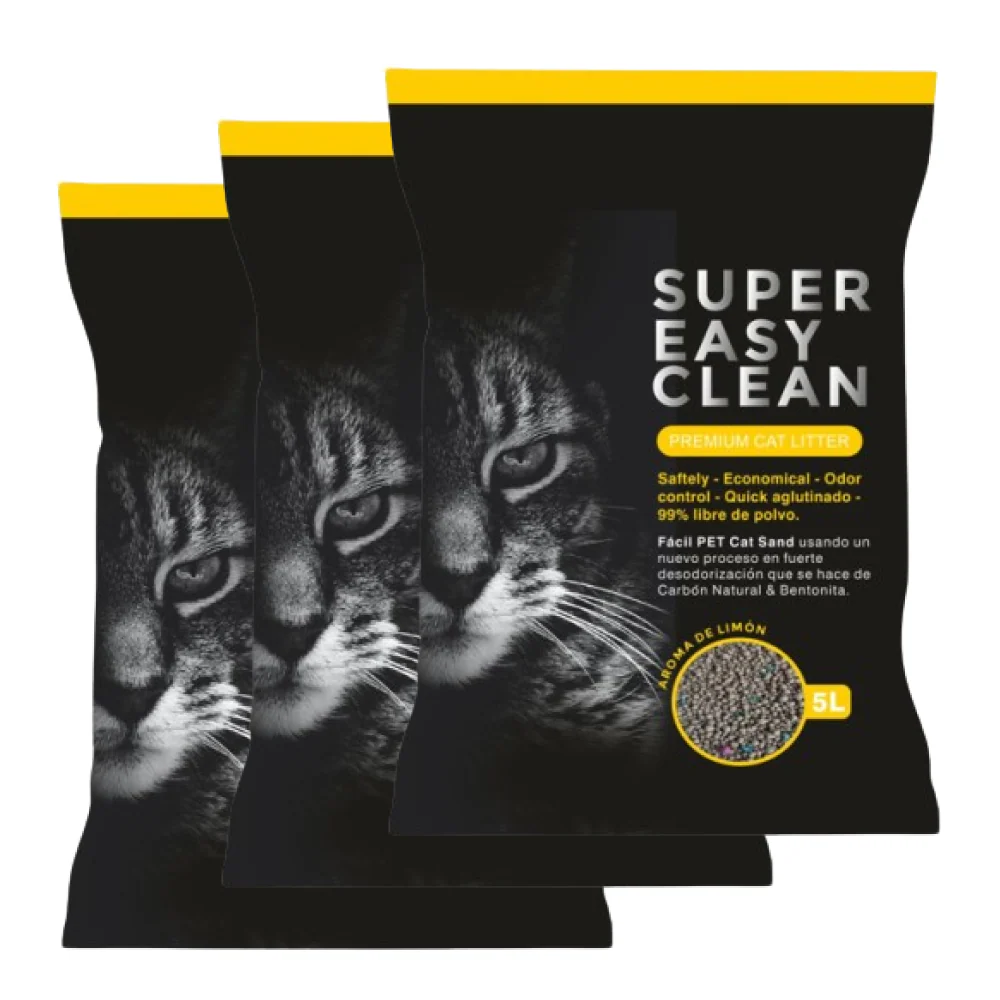 Super Easy Clean Lemon Scented Cat Litter - Runbopad