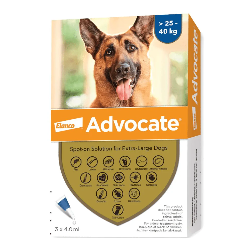 Bayer Advocate Dog Tick and Flea Control Spot On - Runbopad