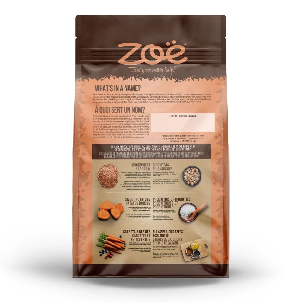 Zoe Turkey and Sweet Potato Small Breed Adult Dog Dry Food - Runbopad
