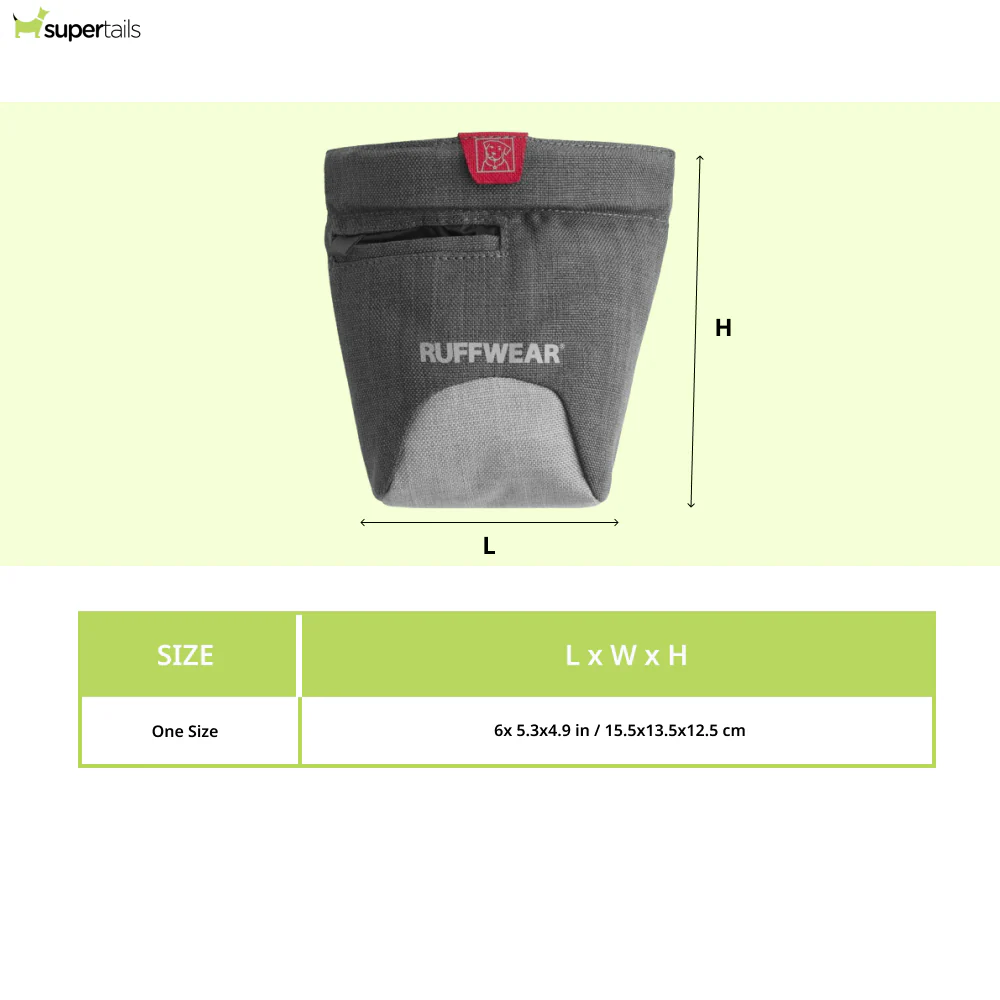 Ruffwear Treat Trader Treat Pouch for Dogs (Twilight Gray) - Runbopad