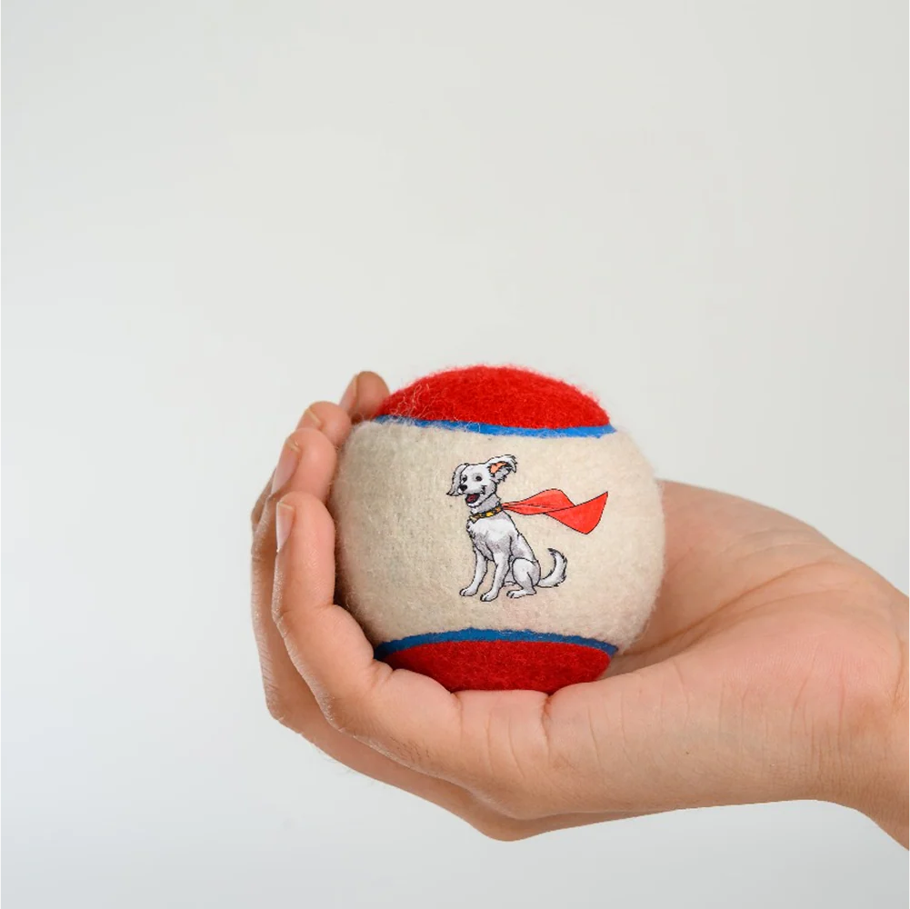 Warner Bros Superman Krypto Ball Toy for Dogs and Cats - Runbopad
