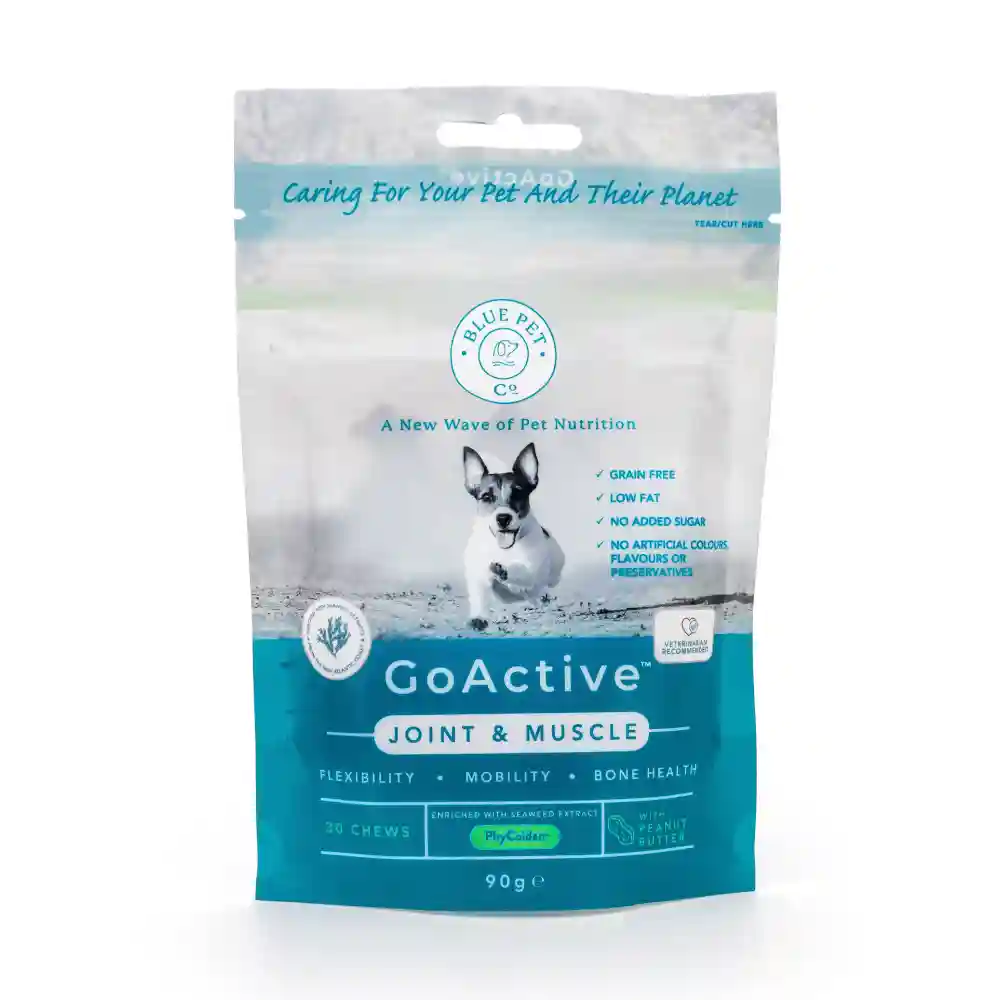 Blue Pet Co Go Active Peanut Butter Flavor Joint & Muscle Chews for Dogs - Runbopad