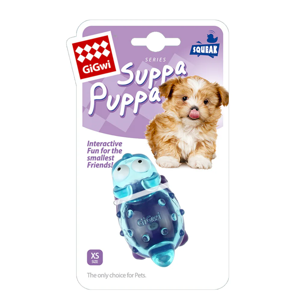 GiGwi Suppa Puppa Cat Toy for Dogs (Blue) - Runbopad